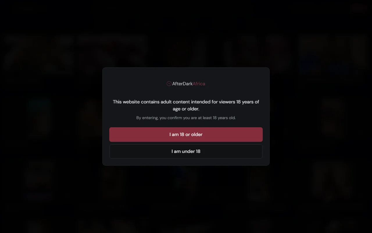 Screenshot of Afterdarkafrica Review